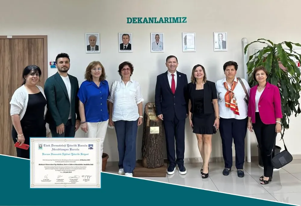 BAÜN Tıp Fakültesi Deri ve Zührevi Hastalıklar Anabilim Dalı Akredite Edildi