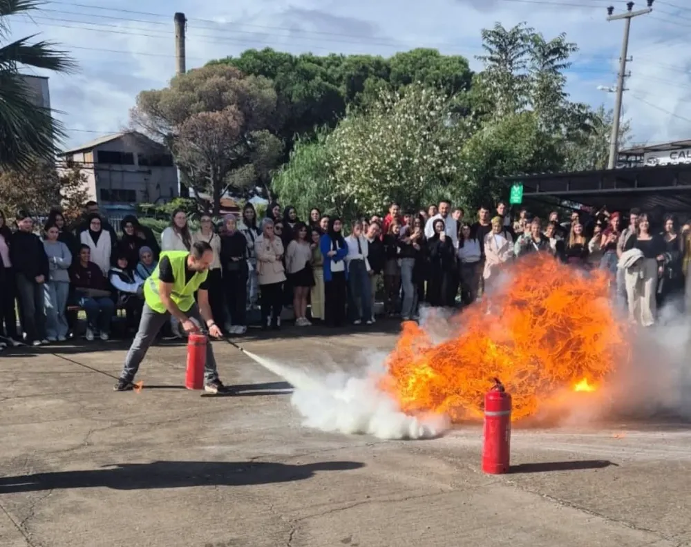 BAÜN’de Tüm Birimlerde Yangın ve Deprem Tatbikatları ile Olası Afetlere Hazırlık