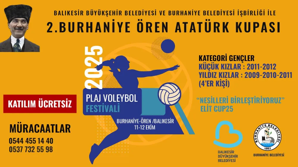 2. Burhaniye Ören Atatürk Kupası Başlıyor!