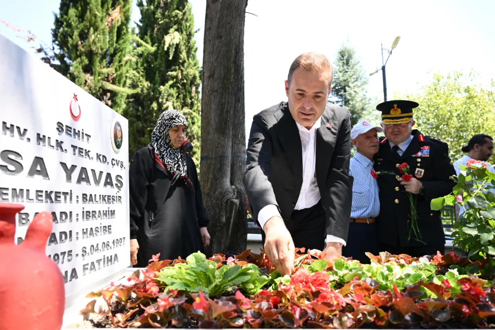 Başkan Akın’dan kahraman şehitlere ahde vefa