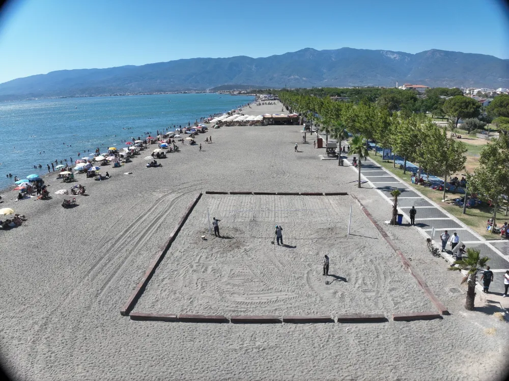 Altınkum Sahili plaj voleyboluyla şenlenecek