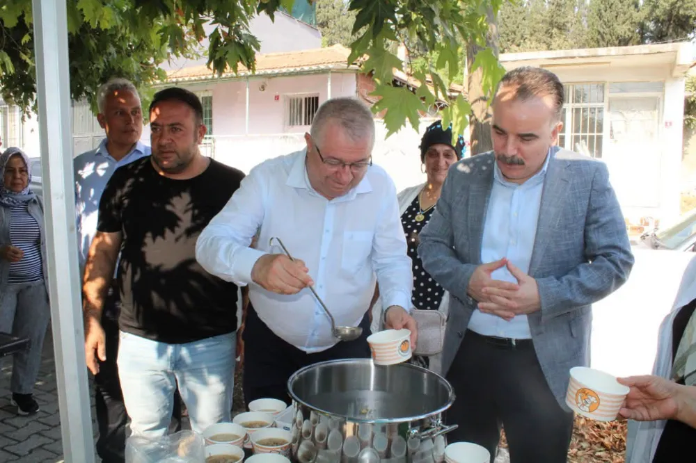 İBRAHİMCE MAHALLESİ’NDE AŞURE HAYRI YAPILDI
