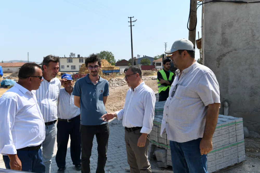 BAŞKAN ŞEHİRLİ KIRSALDA EKİPLERİ DENETLEDİ