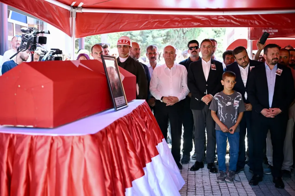 BALIKESİRLİ ŞEHİT SON YOLCULUĞUNA UĞURLANDI