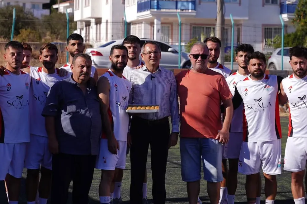 BAŞKAN ERGİN’DEN ADA SPOR’A ZİYARET