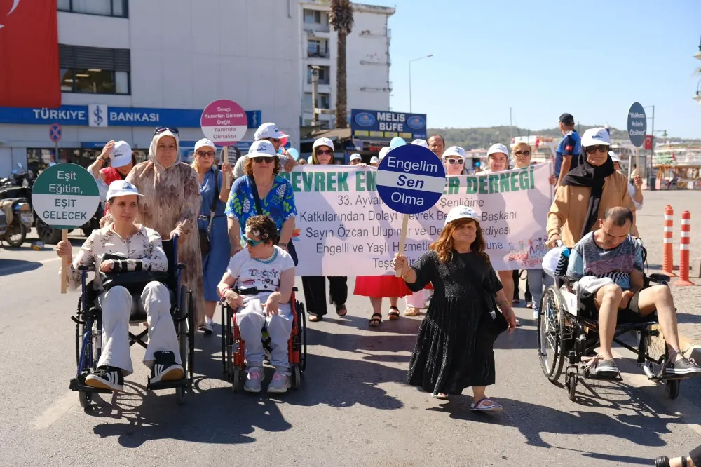 AYVALIK’TA 33’ÜNCÜ KEZ DÜZENLENEN “ENGELLİLER KÜLTÜR, SANAT VE SPOR ETKİNLİKLERİ” BAŞLADI.