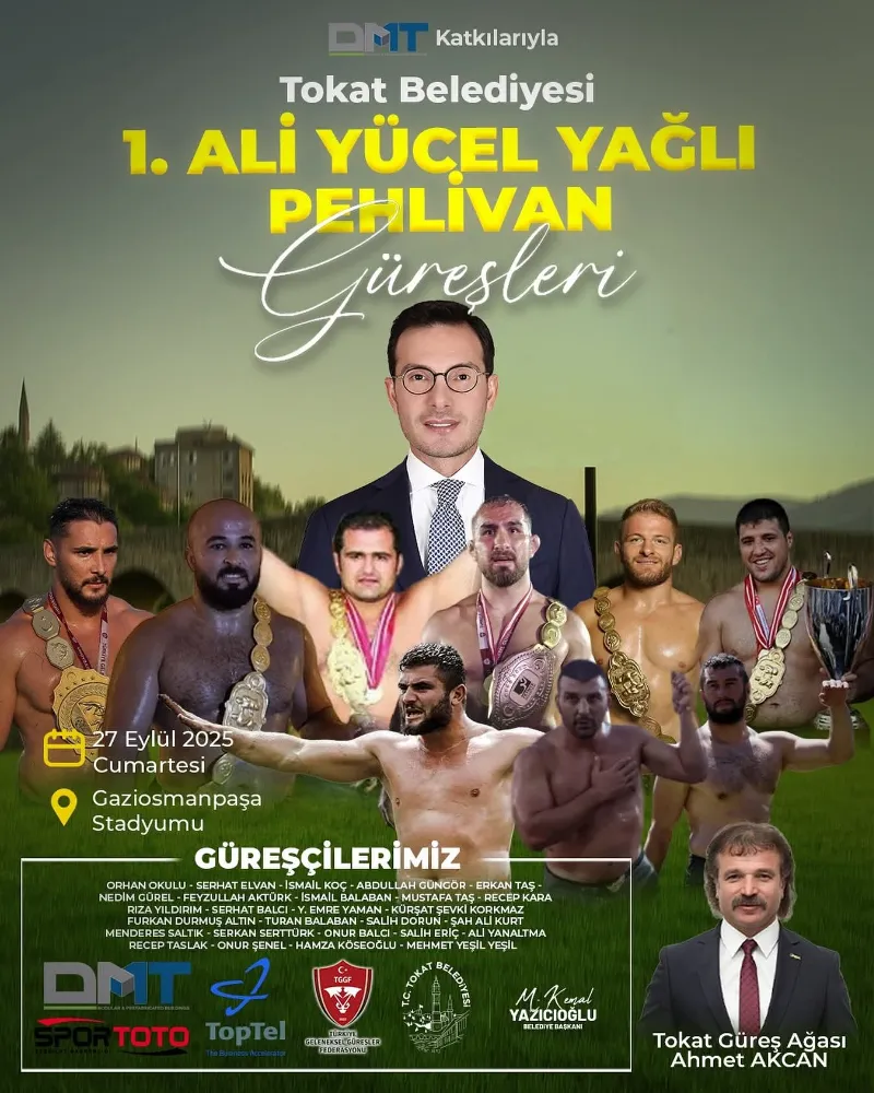 Tokat Belediyesi  1. Ali Yücel Yağlı Pehlivan Güreşleri 