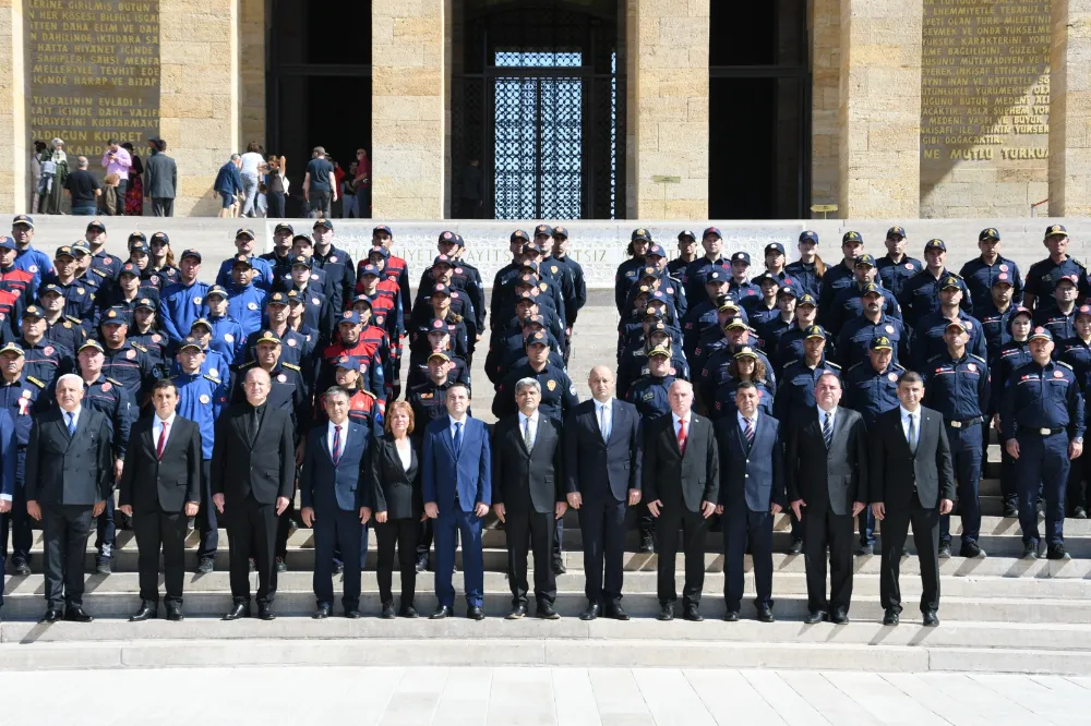 Balıkesir İtfaiyesinden Anıtkabir ziyareti